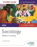 Cover: AQA A-level Sociology Student Guide 4: Beliefs in society - Philip Allan Updates