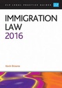 Cover: Immigration Law 2016 - College of Law Publishing