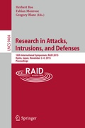 Cover: Research in Attacks, Intrusions, and Defenses - Springer
