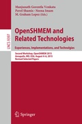 Cover: OpenSHMEM and Related Technologies. Experiences, Implementations, and Technologies - Springer