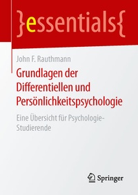 Abbildung von: Grundlagen der Differentiellen und Persönlichkeitspsychologie - Springer