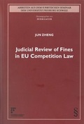 Cover: Judicial Review of Fines in EU Competition Law - Schulthess Juristische Medien