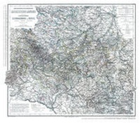 Abbildung von: Historische Karte: Fürstentümer Schwarzburg und Reuss 1864 (plano) - Verlag Rockstuhl
