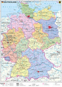 Abbildung von: Deutschland politisch - Stiefel Eurocart