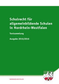 Abbildung von: Schulrecht für allgemeinbildende Schulen in Nordrhein-Westfalen - SV SAXONIA