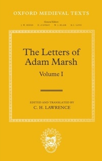 Enlarge image Cover: The Letters of Adam Marsh - OUP eBook