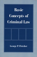 Cover: Basic Concepts of Criminal Law - OUP USA