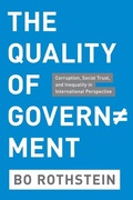 Cover: The Quality of Government - University of Chicago Press