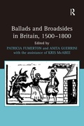 Cover: Ballads and Broadsides in Britain, 1500-1800 - Routledge
