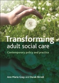 Cover: Transforming Adult Social Care - Policy Press