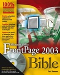 Cover: Microsoft Office FrontPage 2003 Bible - Wiley