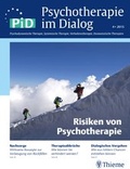 Cover: Risiken von Psychotherapie - Thieme