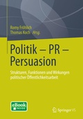 Cover: Politik - PR - Persuasion - Springer VS