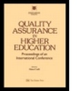 Cover: Quality Assurance In Higher Education - Routledge Falmer