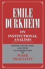 Cover: On Institutional Analysis - University of Chicago Press