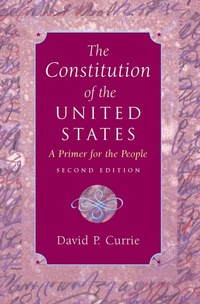 Bild: The Constitution of the United States - University of Chicago Press