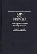 Cover: Hope or Despair? - Praeger Publishers Inc