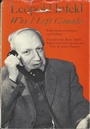 Cover: Why I Left Canada - McGill-Queen's University Press