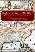 Cover: Before the West Was West - University of Nebraska Press