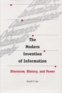 Cover: Modern Invention of Information - Southern Illinois University Press