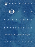 Cover: What Makes Sound Patterns Expressive? - Duke University Press Books