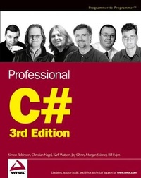 Enlarge image Cover: Professional C# - Hungry Minds Inc,U.S.