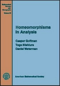 Abbildung von: Homeomorphisms In Analysis - American Mathematical Society