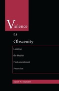 Cover: Violence As Obscenity - Duke University Press Books