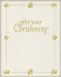 Cover: For Your Christening - Lion Books