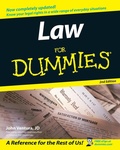 Cover: Law For Dummies - Wiley