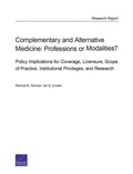 Cover: Complementary and Alternative Medicine - RAND