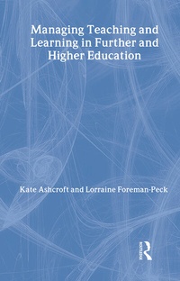 Enlarge image Cover: Managing Teaching and Learning in Further and Higher Education - Routledge Falmer