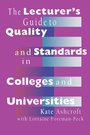 Cover: The Lecturer's Guide to Quality and Standards in Colleges and Universities - Routledge Falmer