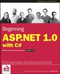 Cover: Beginning ASP.NET 1.0 with C# - Wrox