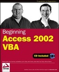 Cover: Beginning Access 2002 VBA - Wrox