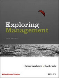 Enlarge image Cover: Exploring Management - Wiley