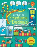 Cover: Lift-the-flap Fractions and Decimals - Usborne Publishing Ltd