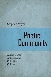 Enlarge image Cover: Poetic Community - University of Toronto Press