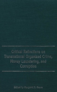 Abbildung von: Critical Reflections on Transnational Organized Crime, Money Laundering, and Corruption - University of Toronto Press