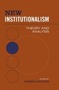 Cover: New Institutionalism - University of Toronto Press