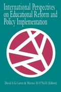 Cover: International Perspectives On Educational Reform And Policy Implementation - Routledge Falmer