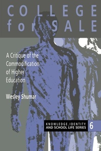 Enlarge image Cover: College For Sale - Routledge Falmer