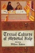 Cover: Textual Cultures of Medieval Italy - University of Toronto Press