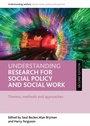 Cover: Understanding Research for Social Policy and Social Work - Policy Press
