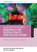 Cover: Understanding Research for Social Policy and Social Work - Policy Press