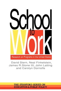 Enlarge image Cover: School To Work - Routledge Falmer