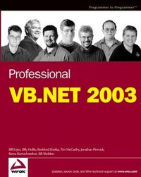 Abbildung von: Professional VB.NET 2003 - Hungry Minds Inc,U.S.