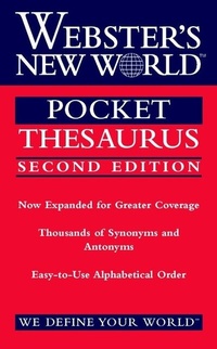 Enlarge image Cover: Webster's New World Pocket Thesaurus - Hungry Minds Inc,U.S.