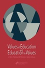 Cover: Values in Education and Education in Values - Routledge Falmer