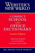 Cover: Webster's New World Compact School and Office Dictionary - Hungry Minds Inc,U.S.